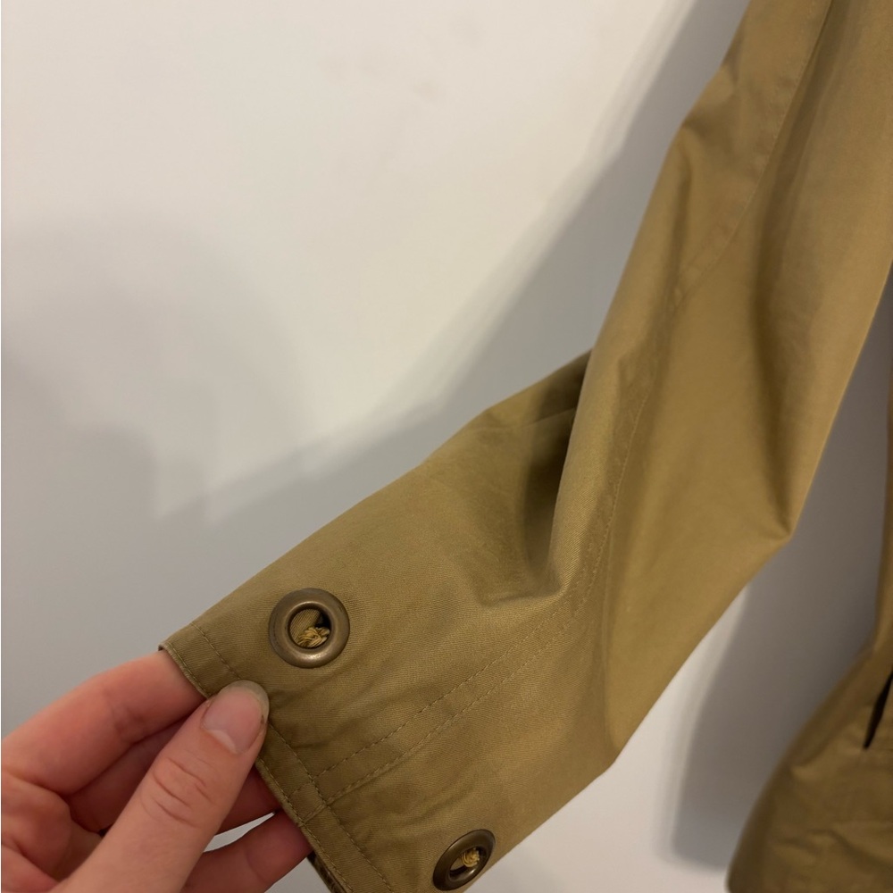 Yves Saint Laurent womens Khaki Trench Coat - Picture 6 of 8